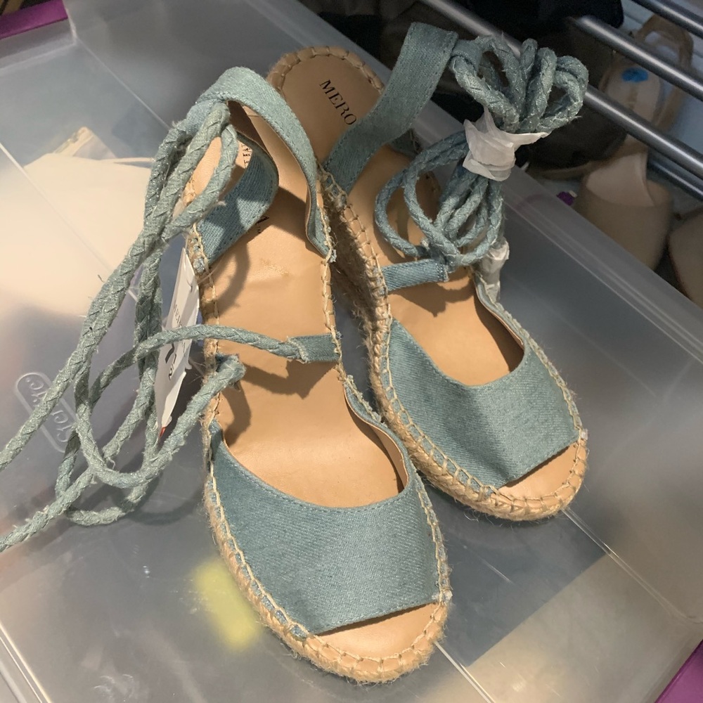 ✨ TAKE THESE OFF MY HANDS ✨ DENIM WEDGES